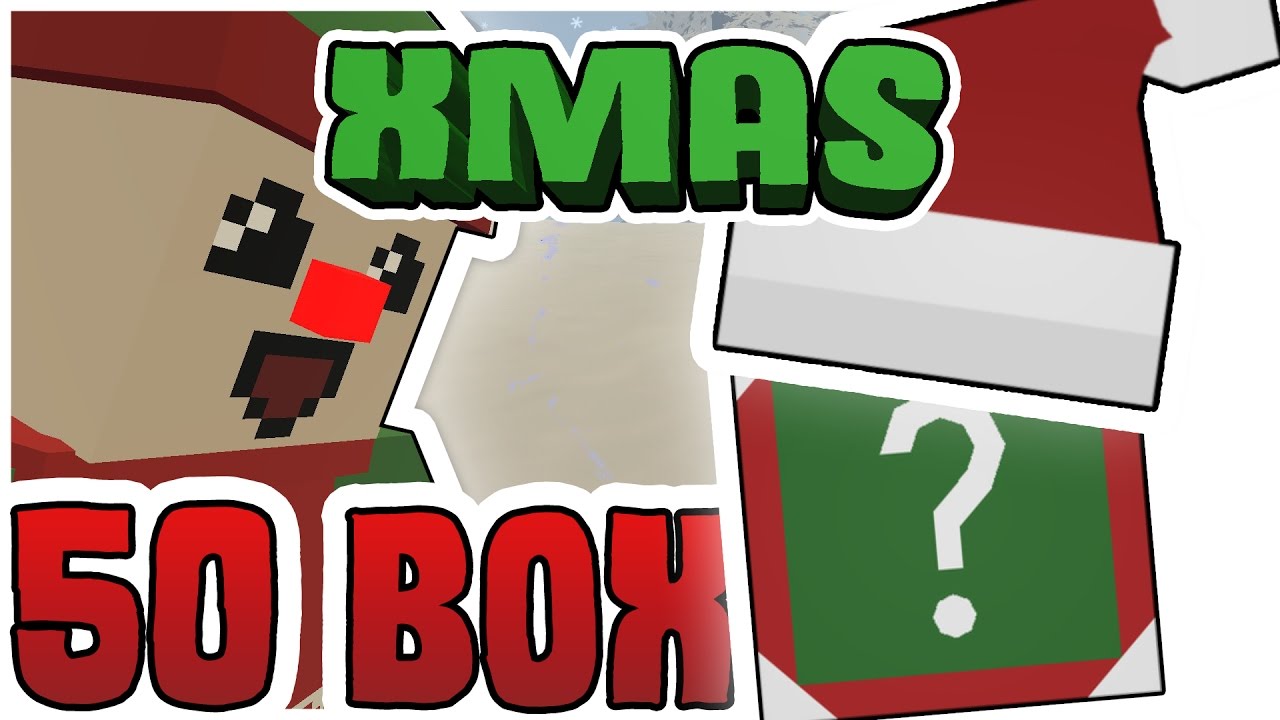 HUGE 50 FESTIVE GIFT PRESENT OPENING! - Merry XMAS! | Unturned Box Opening