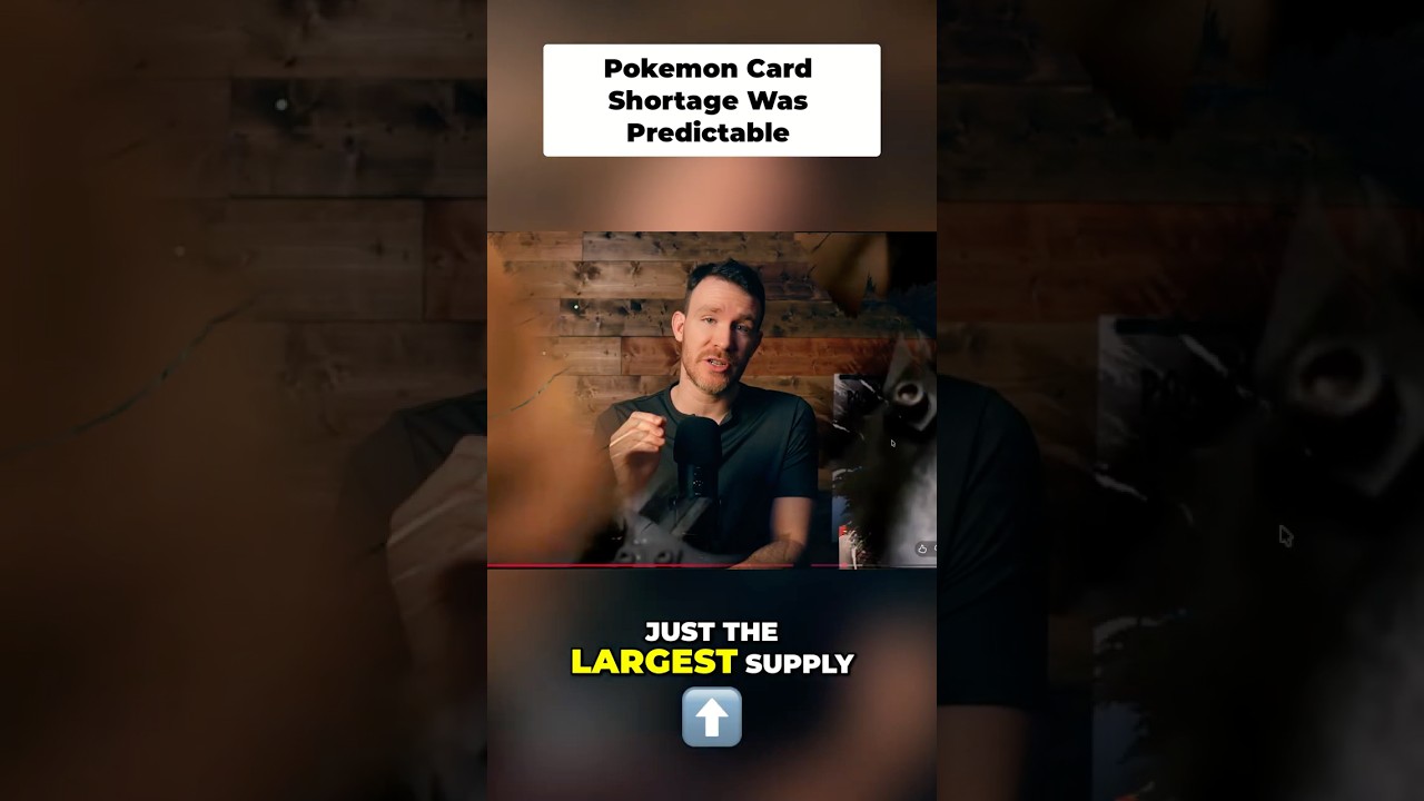 Дефицит карточек Pokemon: предсказуемый дефицит и пустые полки! #shorts
