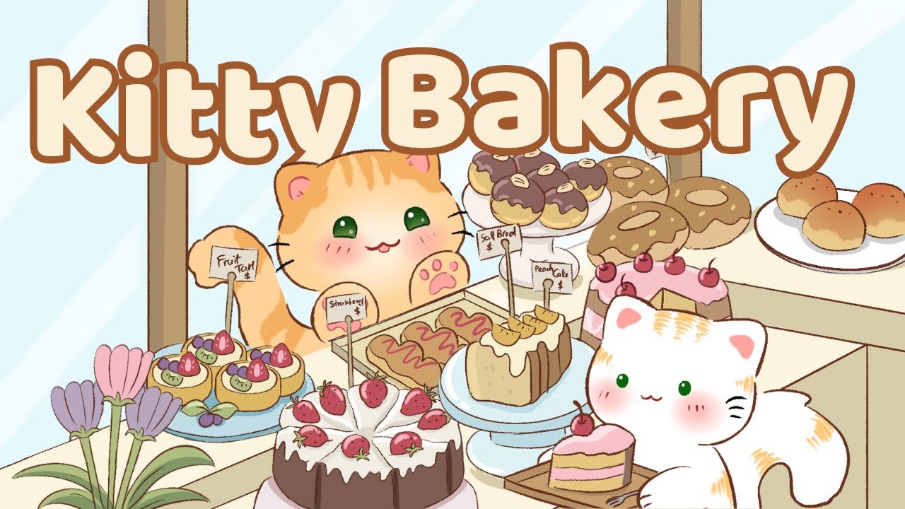 Cat Bakery Lofi 🍞🥐1 Hour Cafe Song ☕Stream cafe☀️cute & relaxing music 🔆 Make Your Day Better