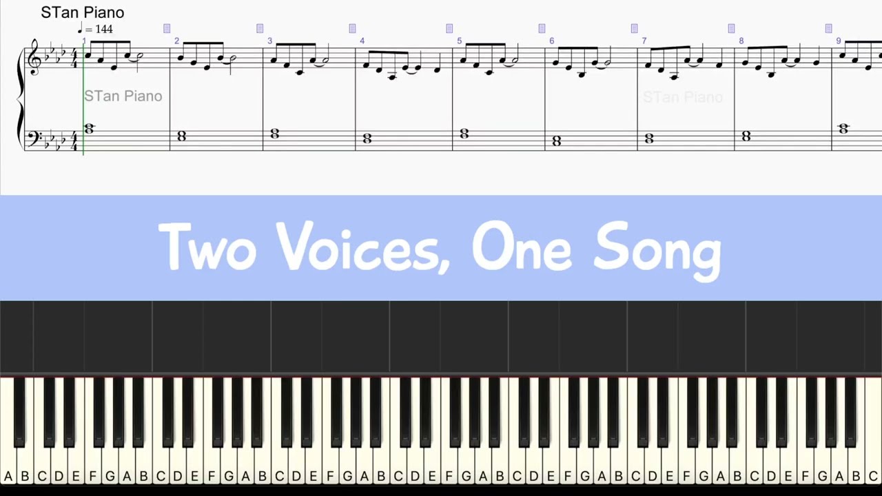 Two Voices, One Song - Barbie & The Diamond Castle - Piano