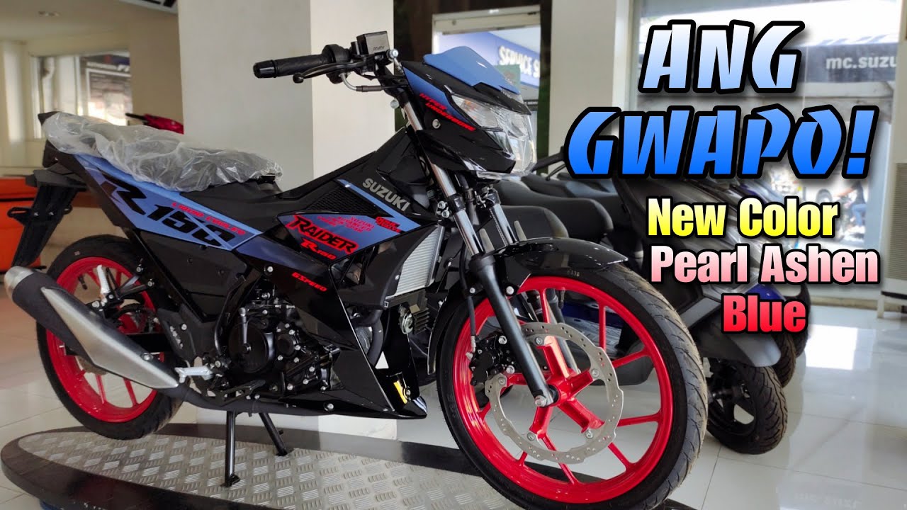 2023 SUZUKI RAIDER 150FI New Color Pearl Ashen Blue ,Titan Black , Ivory White ,Metallic Triton