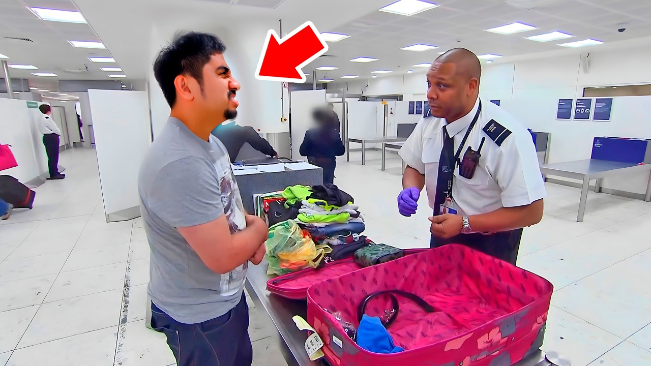 Border Patrol Confront The Most Suspicious Characters At The Airport
