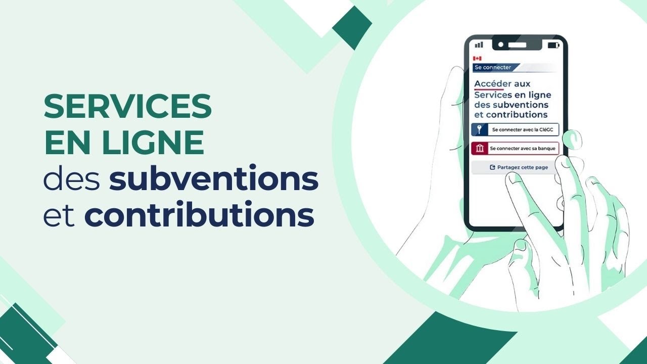 Acc&eacute;dez aux Services en ligne des subventions et contributions (SELSC)
