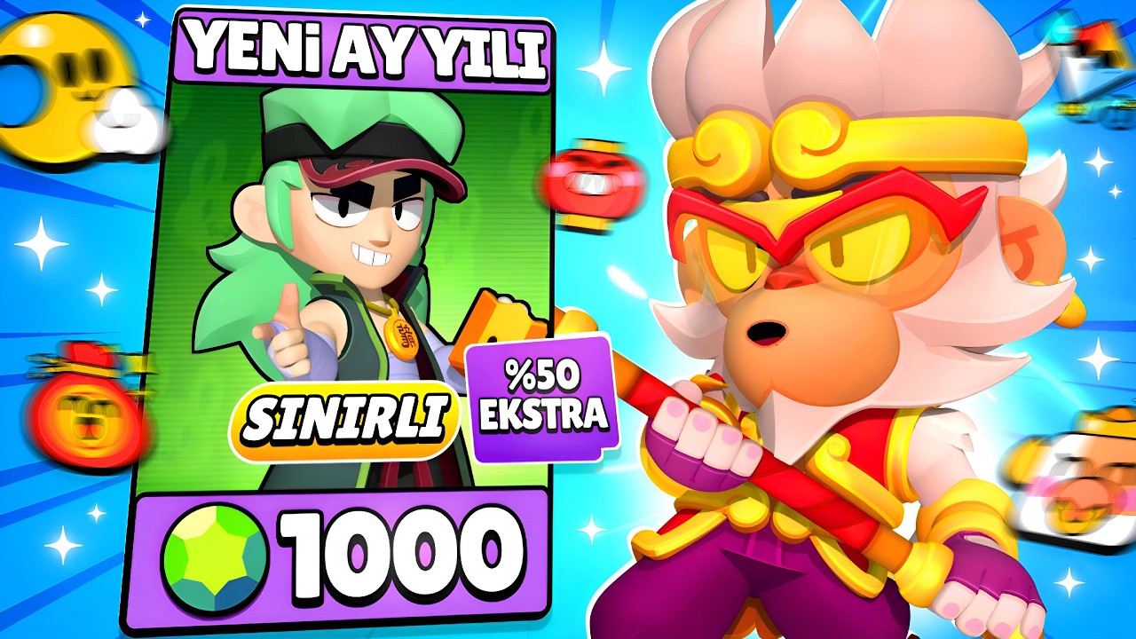 Yeni Ay Yılı Tekliflerini Aldım! 🧧 Tam 1200 TL Harcadım! | Brawl Stars