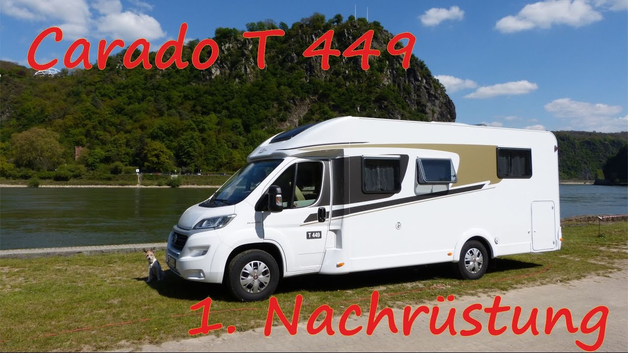 Carado T449 | Nachrüstung Fenster, Plissees, Wechselrichter & Info Gewicht ;-)