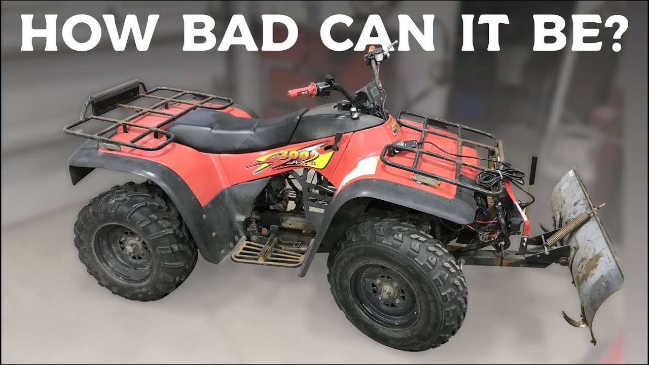 It Was Cheap for a Reason - Resurrecting a Very Broken Arctic Cat 300 4x4 ATV - Part 1