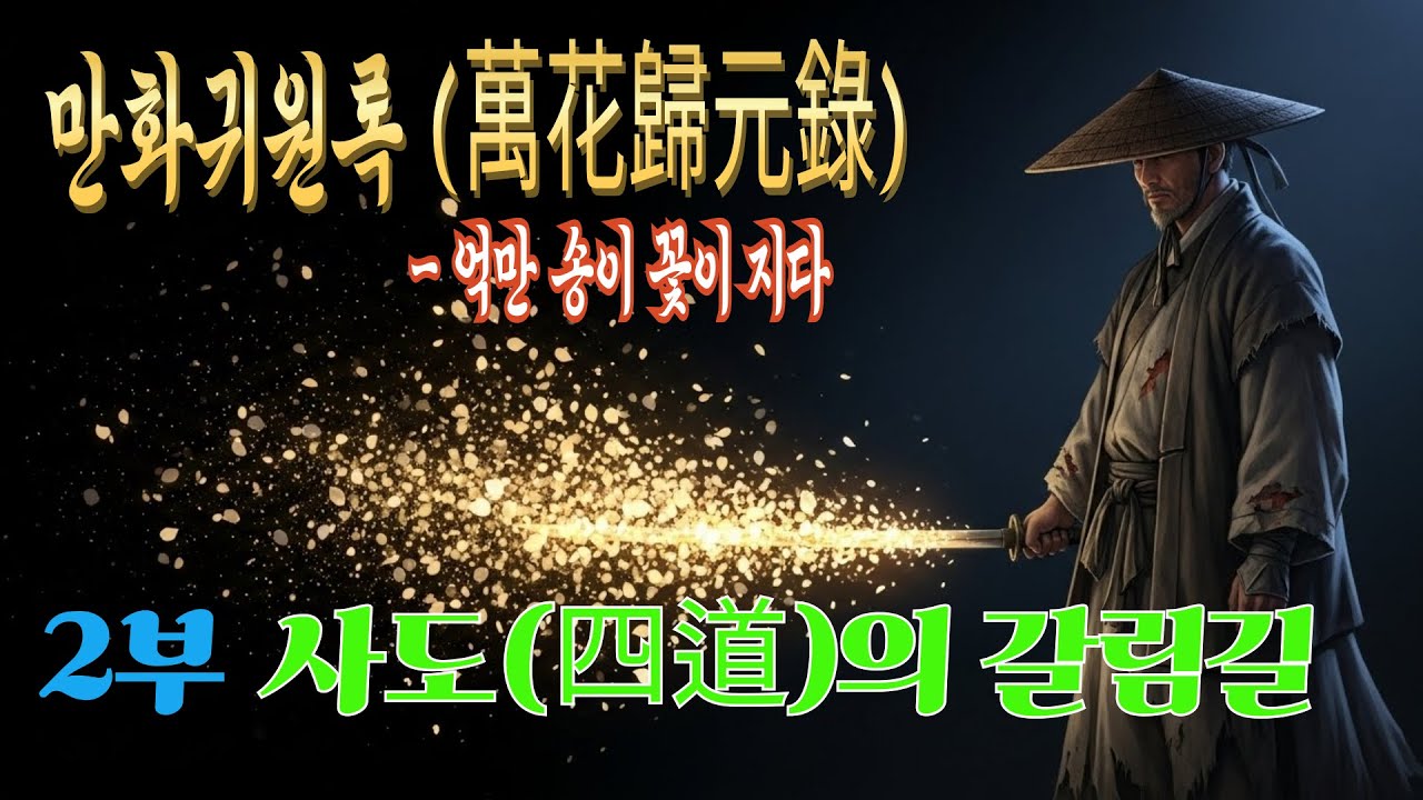 [만화귀원록 (萬花歸元錄)] 2부: 사도(四道)의 갈림길 | 창작무협 |