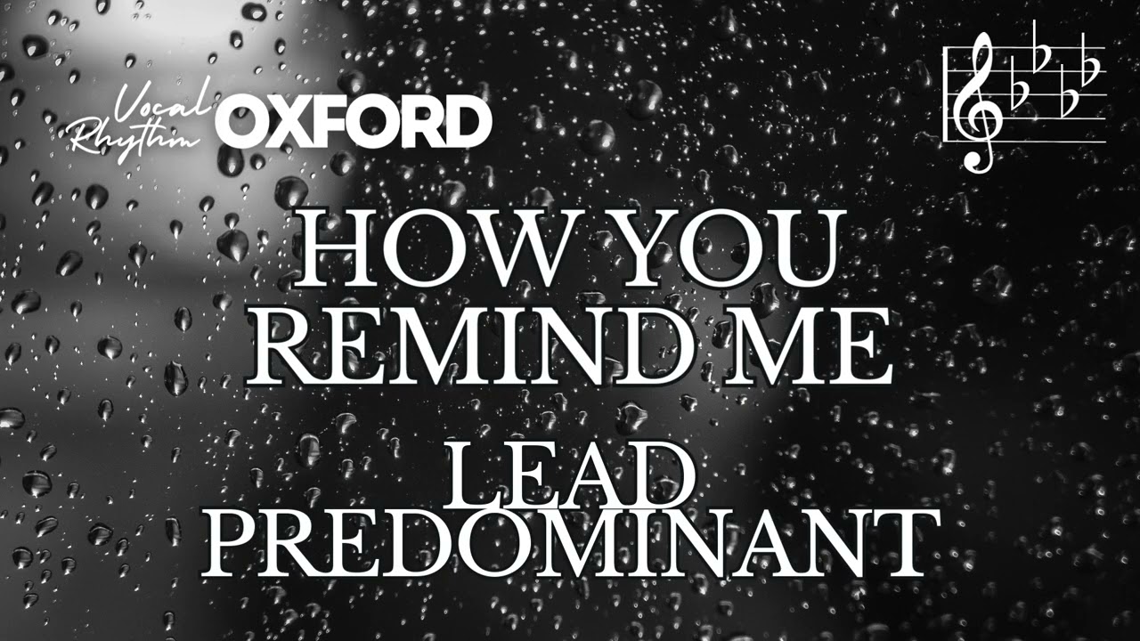 VRO OC How You Remind Me UPDATED   Lead Predominant