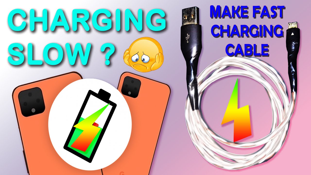 Make Fast Charging Cable from Old Cable || Repair Charging Cable || Repair slow charging cable Hindi