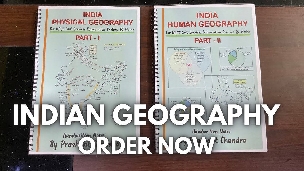 Indian Geography GS Notes For UPSC | Indian Geography Notes | UPSC Handwritten Notes | IAS Notes