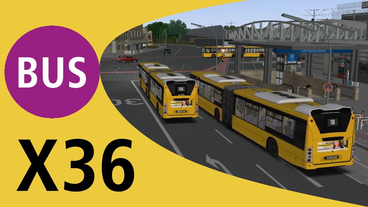 OMSI 2 - BVG Bus Linie X36 - Scania Citywide GN14 - Von Galenstr. bis zum U-Bhf Haselhorst