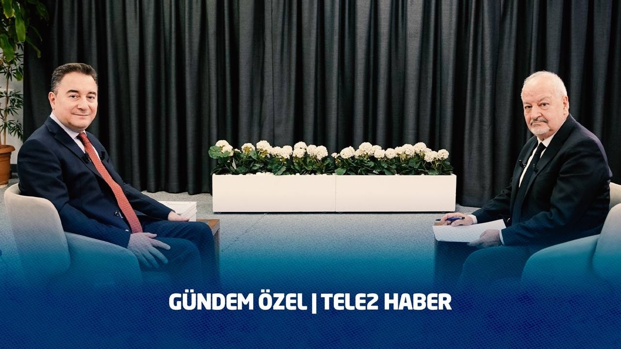 Genel Başkanımız Ali Babacan, Tele2 Haber'de G&uuml;ndem &Ouml;zel programına konuk oluyor