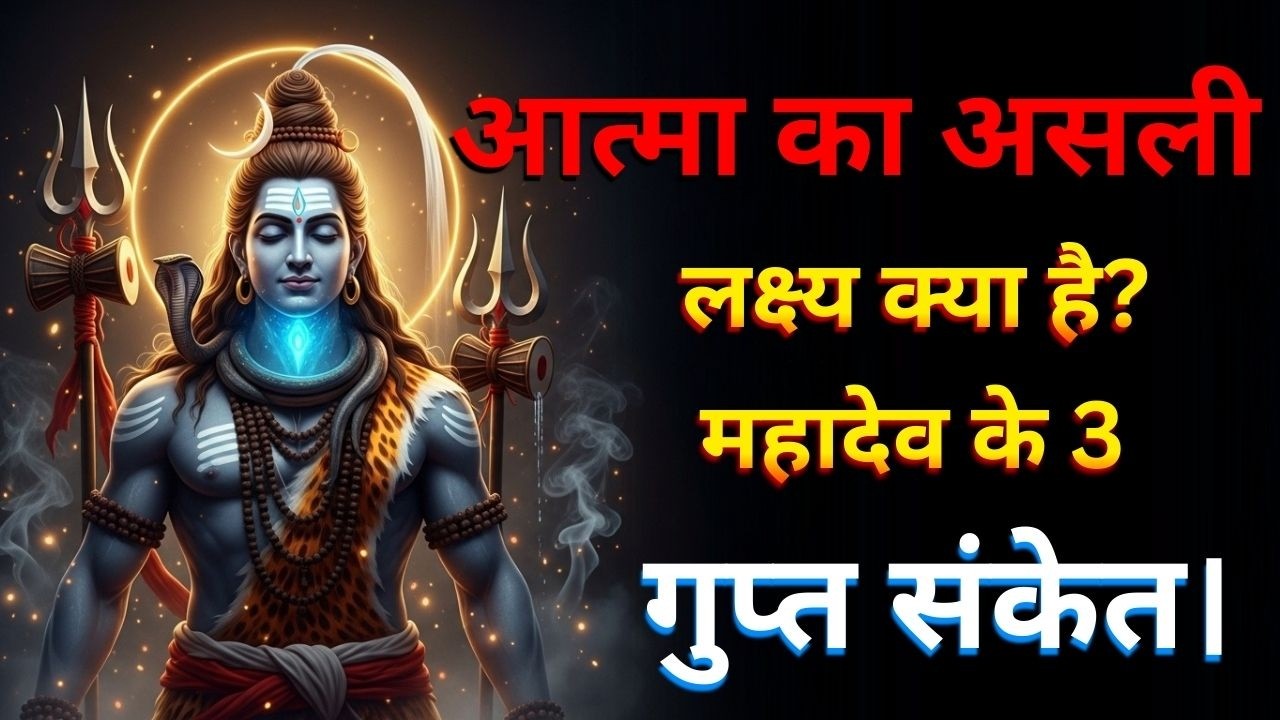 आत्मा का असली लक्ष्य क्या है? महादेव के 3 गुप्त संकेत। | आपकी आत्मा इस जन्म में क्या चाहती है?
