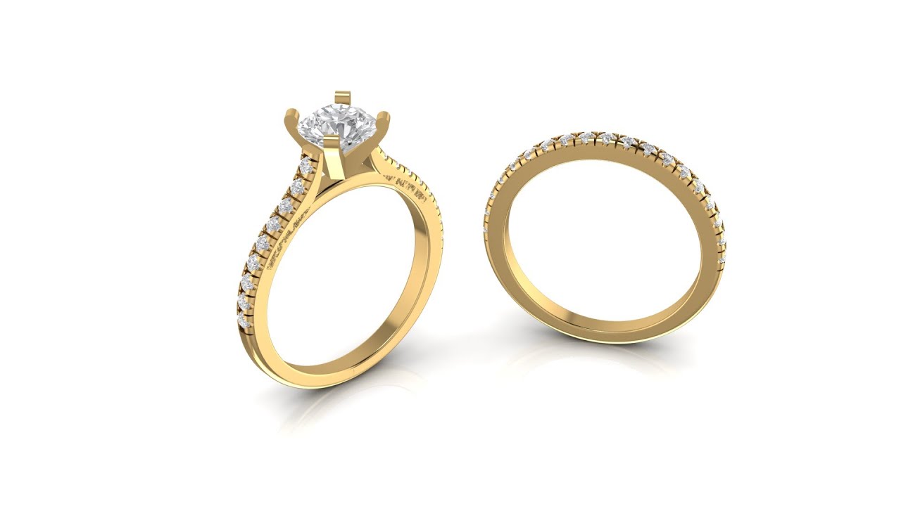 ||Making of Engagement Ring in Matrix9 ||Engagement Ring Tutorial ||Jewelry Cad Design ||3d Model