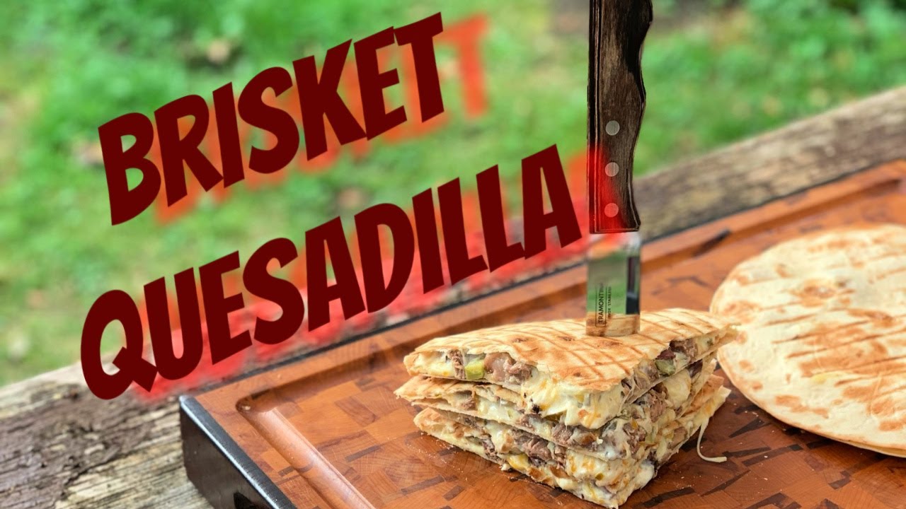 Brisket Quesadilla - schneller Reste-Snack vom Grill & 