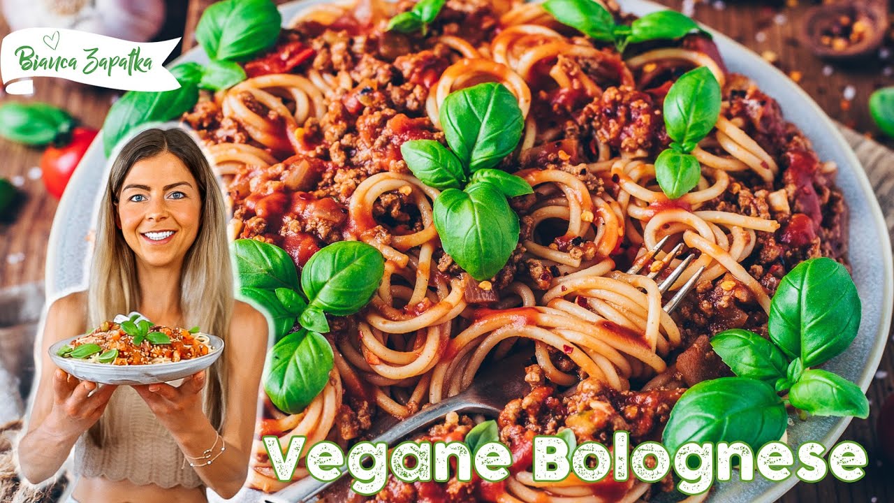 Vegane Spaghetti Bolognese - Das Beste Rezept - einfach & lecker!