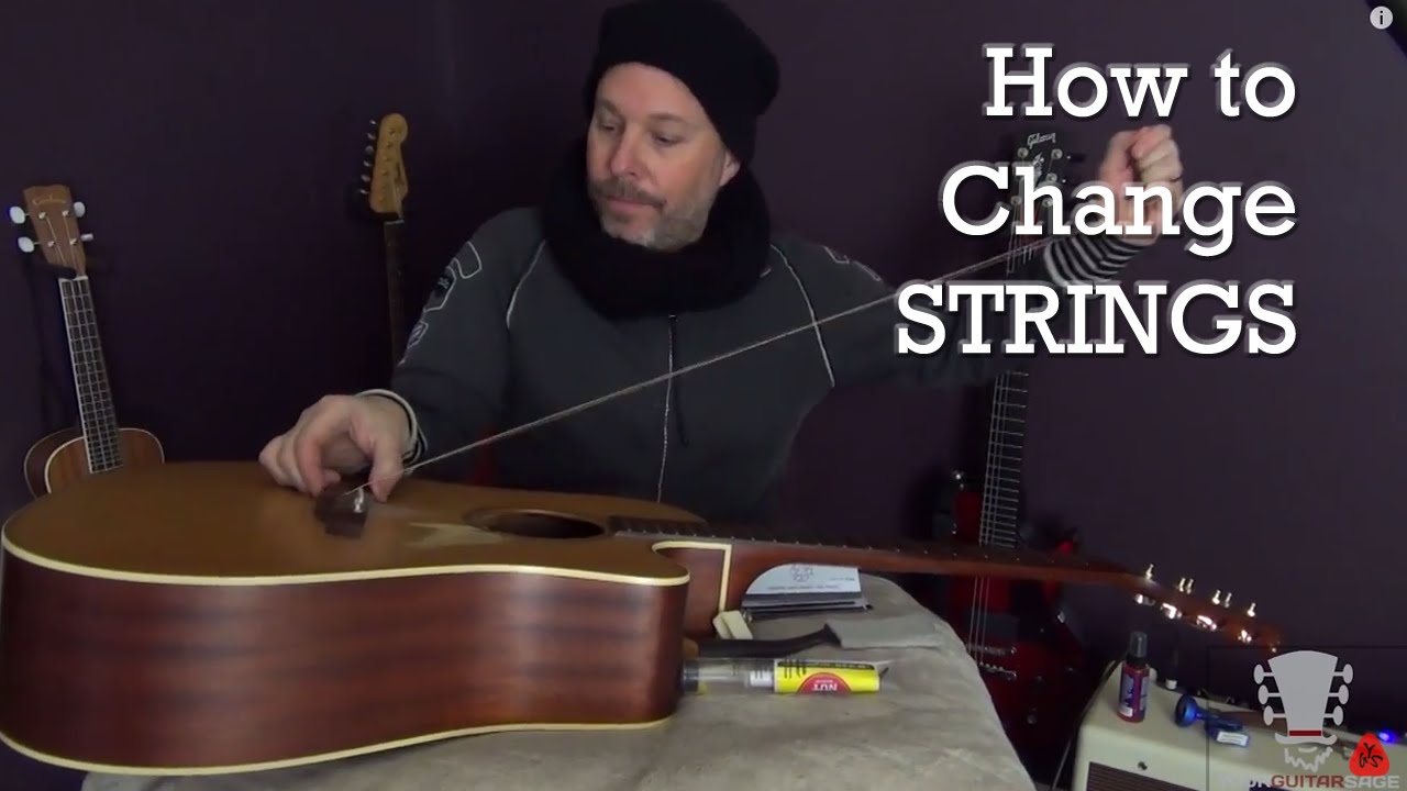 How to Change Strings on a Takamine Acoustic Guitar