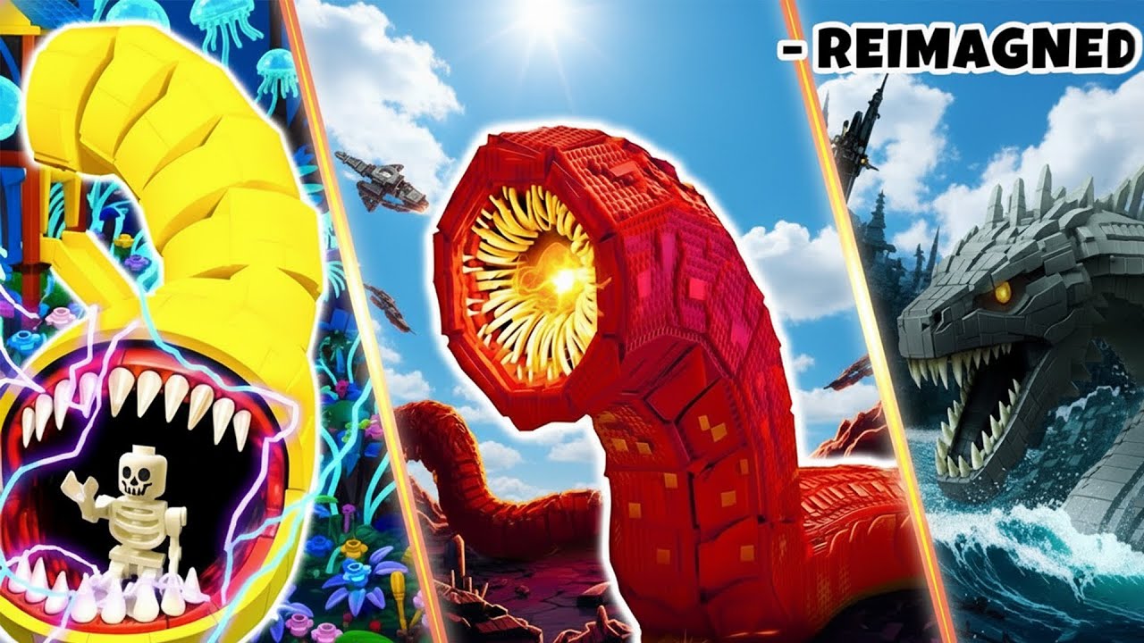 Sobreviviendo al Mod de Terror: Criaturas Boca Gigante Duna, Devorador y Leviatán | Brick Trick ESP