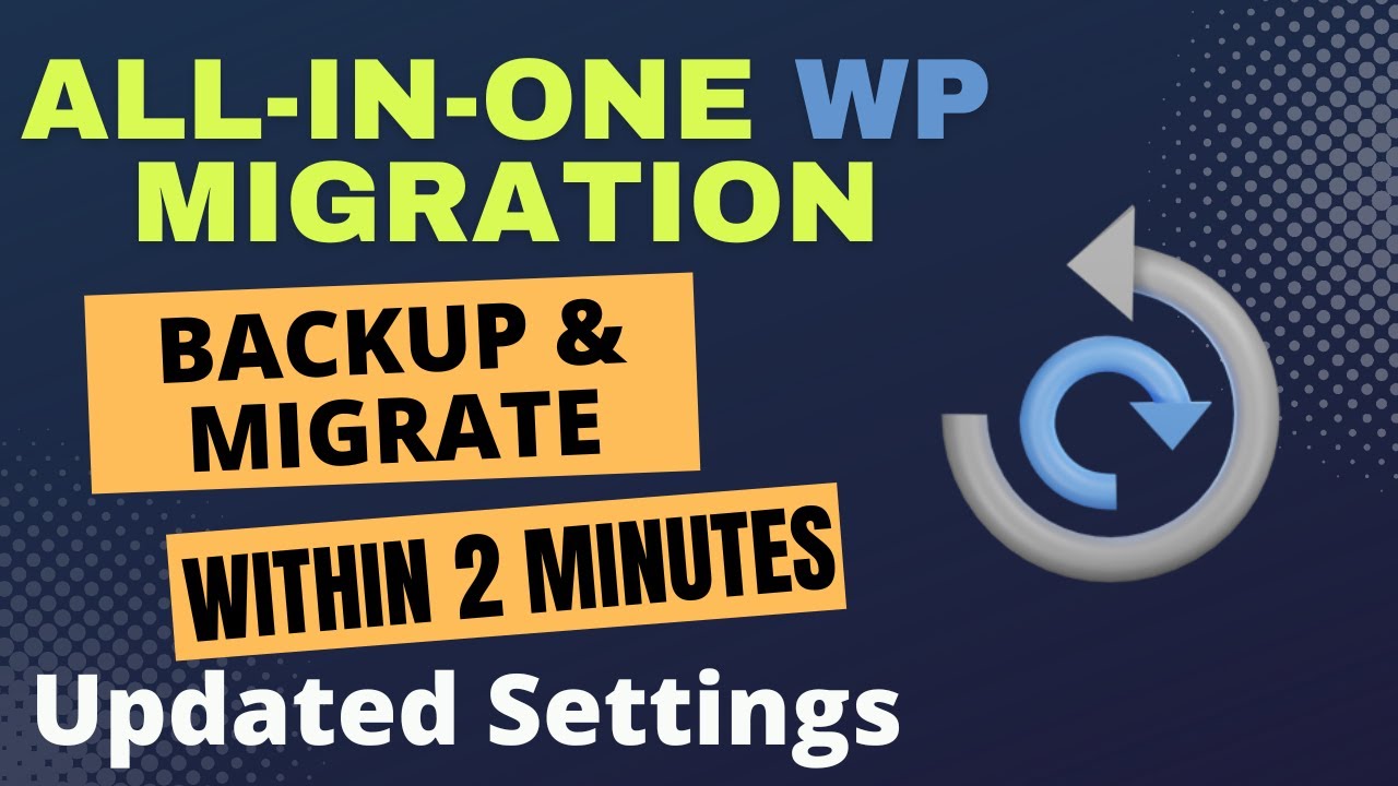 Учебное пособие по плагину WordPress «All In One WP Migration» 2025 | Резервное копирование и миг...