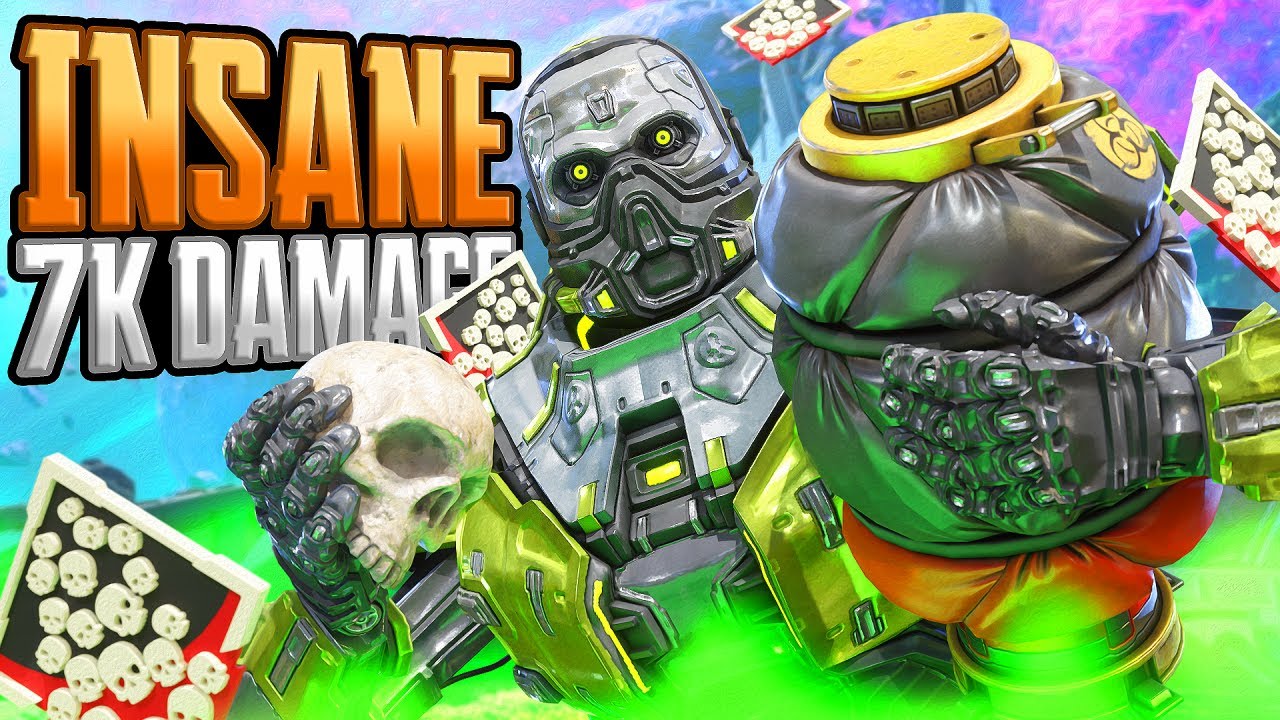 INSANE Caustic 25 KILLS and 7,157 Damage Apex Legends Gameplay Season 22