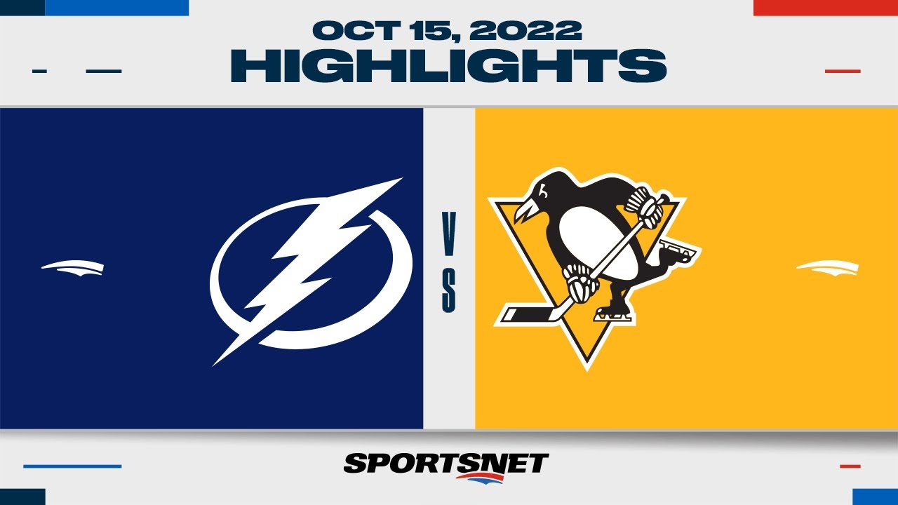 NHL Highlights | Lightning vs. Penguins - October 15, 2022