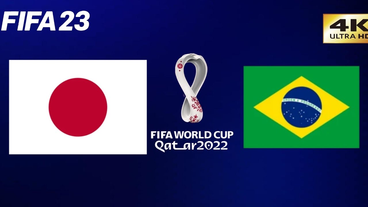 🛑 JAPÃO X BRASIL FINAL COPA DO MUNDO QATAR 2O22 GAMEPLAY FIFA 23