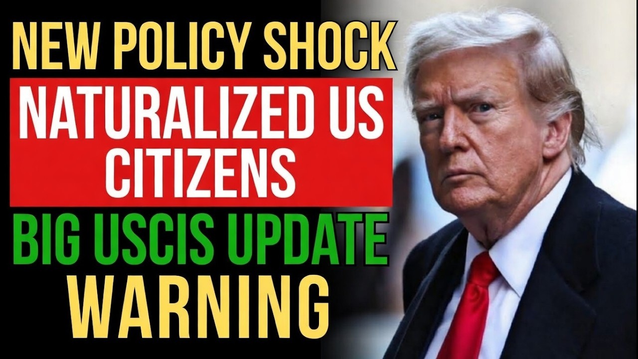 New Rules for Naturalized Citizens | Trump Immigration Policy 2026 Explained