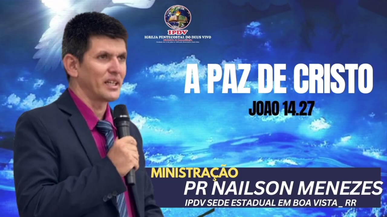 Mensagem: A PAZ DE CRISTO _ JOÃO 14.27