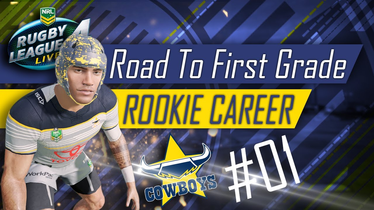 RUGBY LEAGUE LIVE 4: ROOKIE #01 - WHAT A START! :/