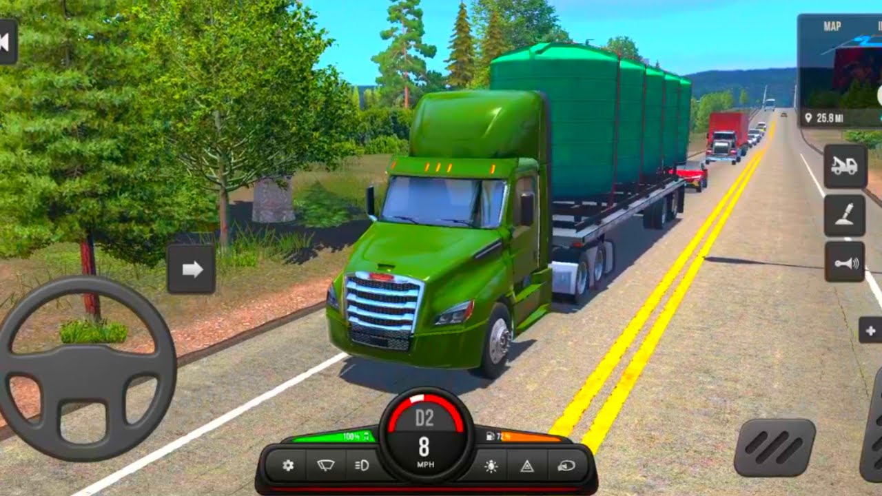 Truck Masters World Simulator  - Heavy Cargo Truck Simulator Games । Cargo Truck Transport Truck 3D