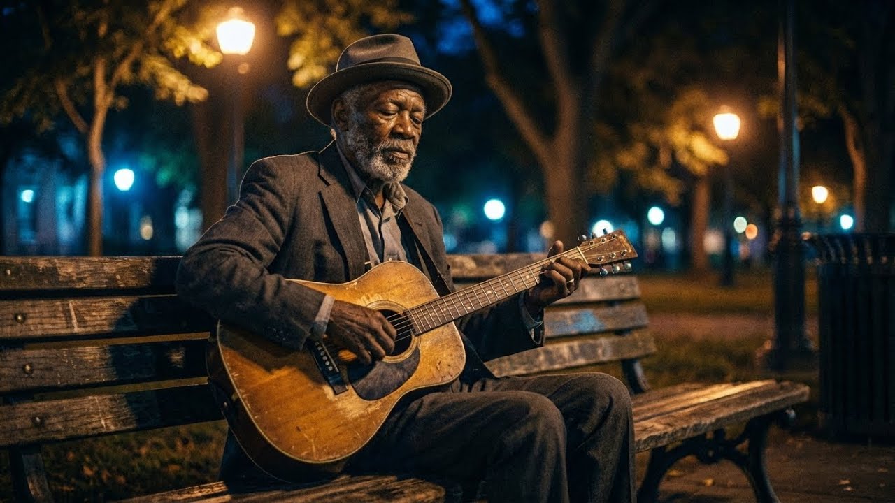 🌌 Midnight Blues Guitar – Chill & Emotional Slow Blues Playlist