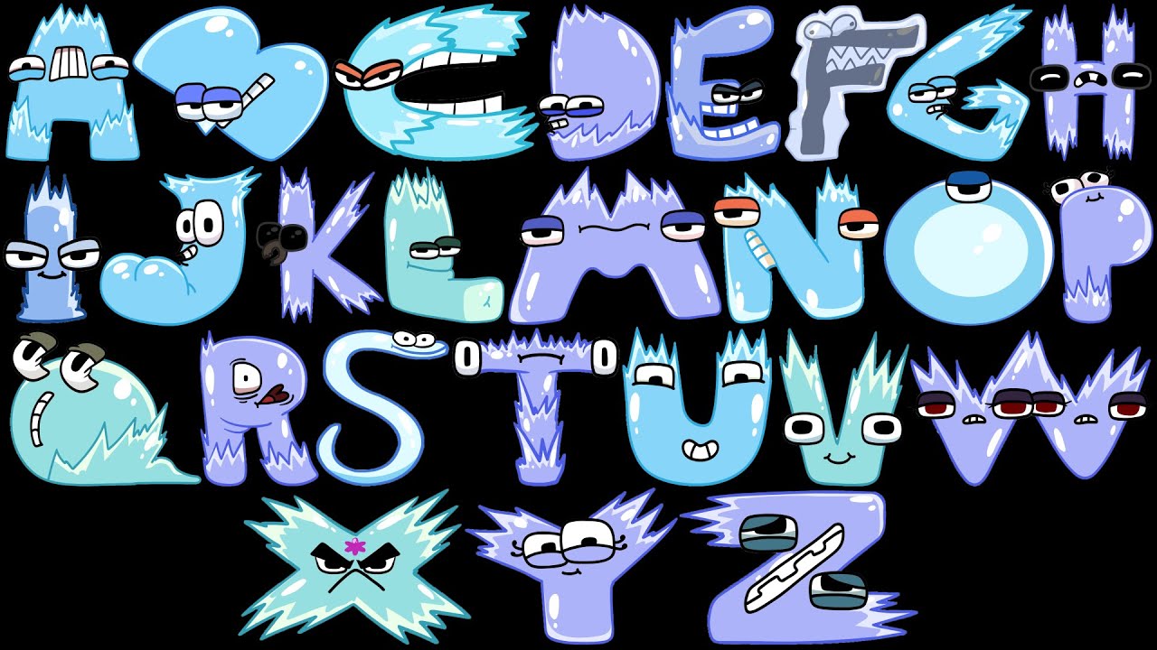 Alphabet Reverse toy All Letter   BUT THEY ALL ICE