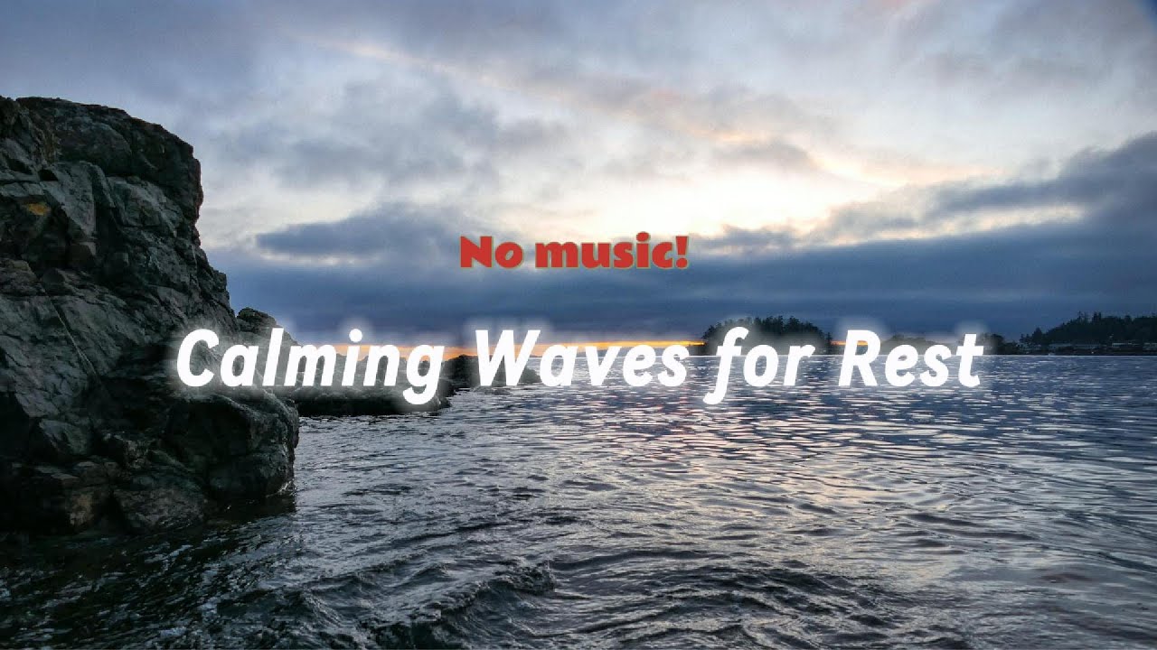 Ocean Waves for Relaxation & Sleep (No Music)