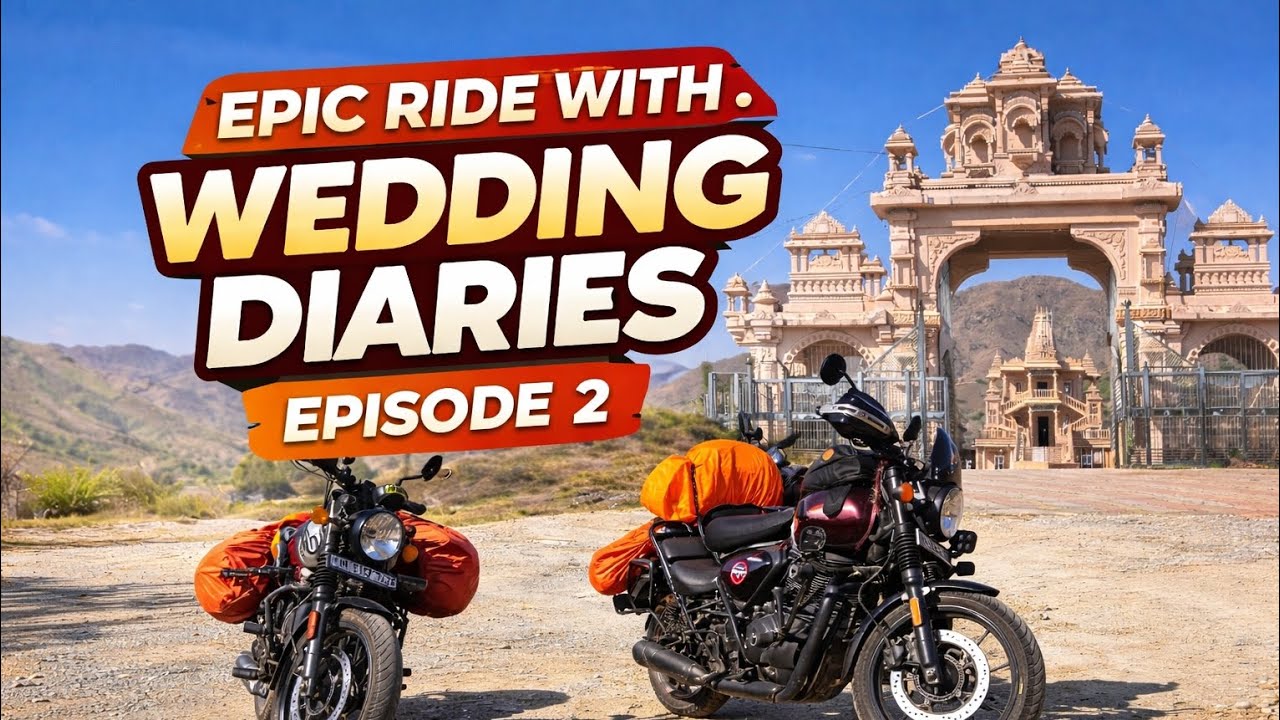 🏍️ Rishabhdeo to Udaipur | Epic Ride with Wedding Diaries and Exploring Udaipur – Episode 2 