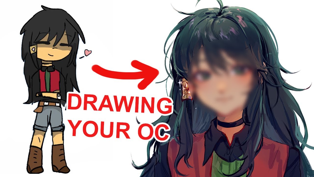 DRAWING YOUR CHARACTERS IN MY STYLE 👁👄👁 1