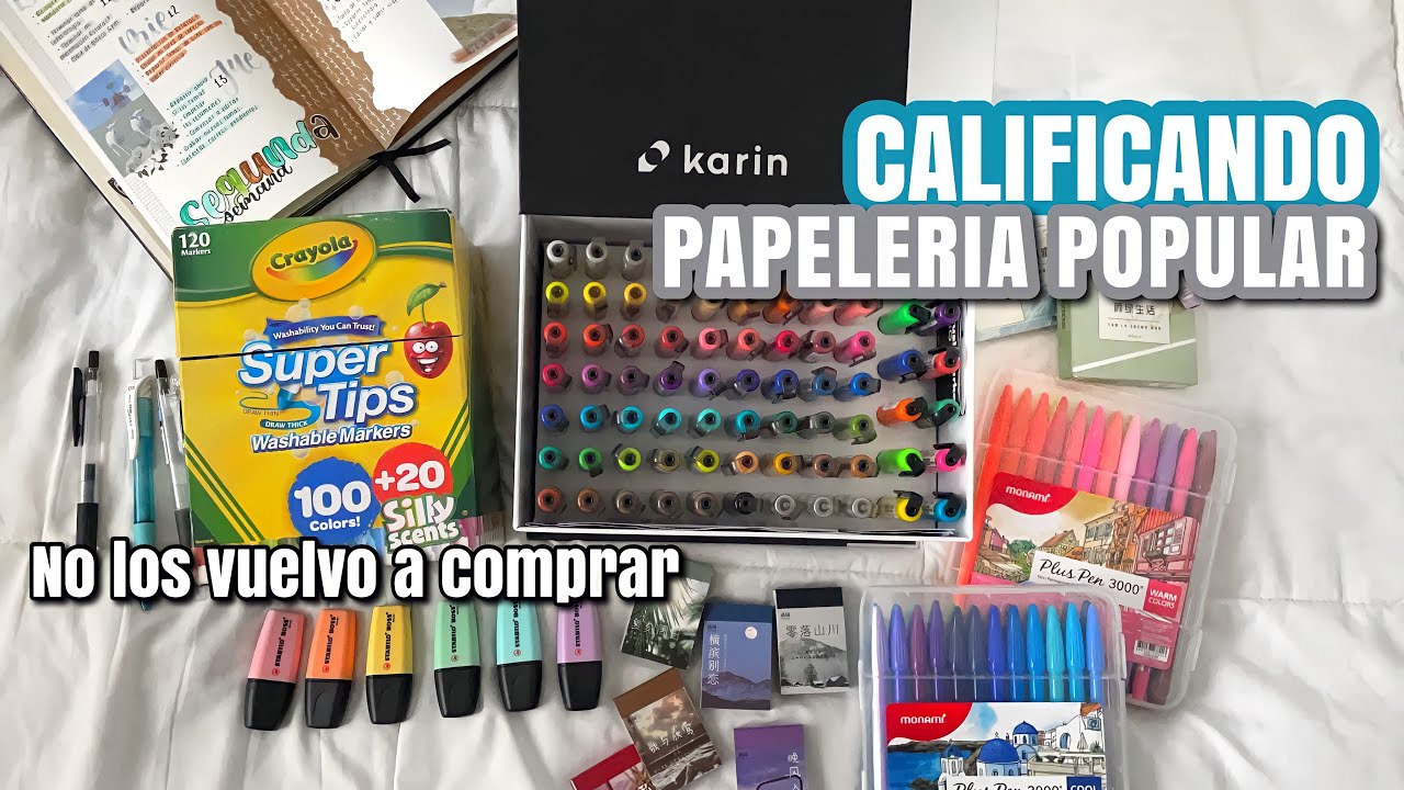 Papelería que NO compraría de nuevo🔥 | Comparando y Calificando Papelería Popular