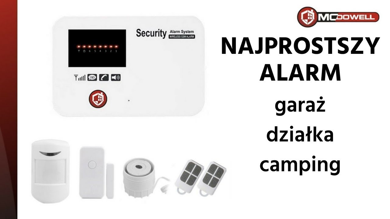Alarm GSM Red II - Programowanie i instalacja