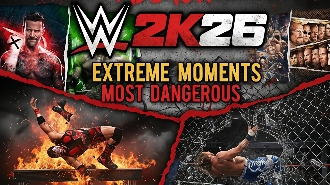 MOST BRUTAL MOMENTS in WWE 2K26! 😱 TABLES SHATTERED, INSANE CHAOS & TOTAL DESTRUCTION!
