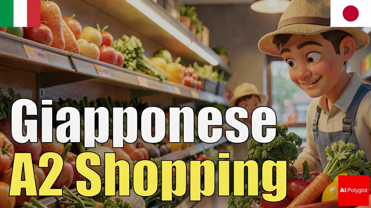 Giapponese A2 Shopping | ascolto naturale | con hiragana | imparare
