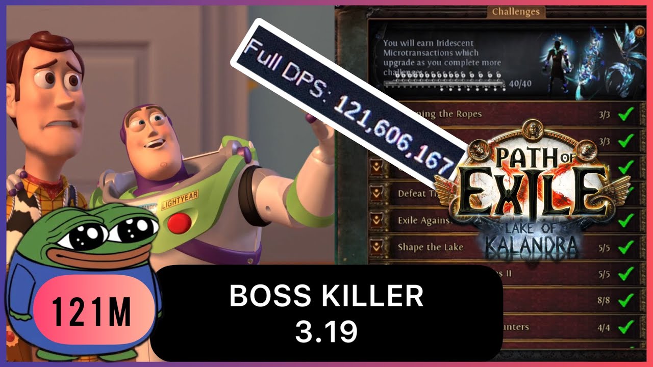 [POE3.19] Boss killer , Delete Bosses in Seconds