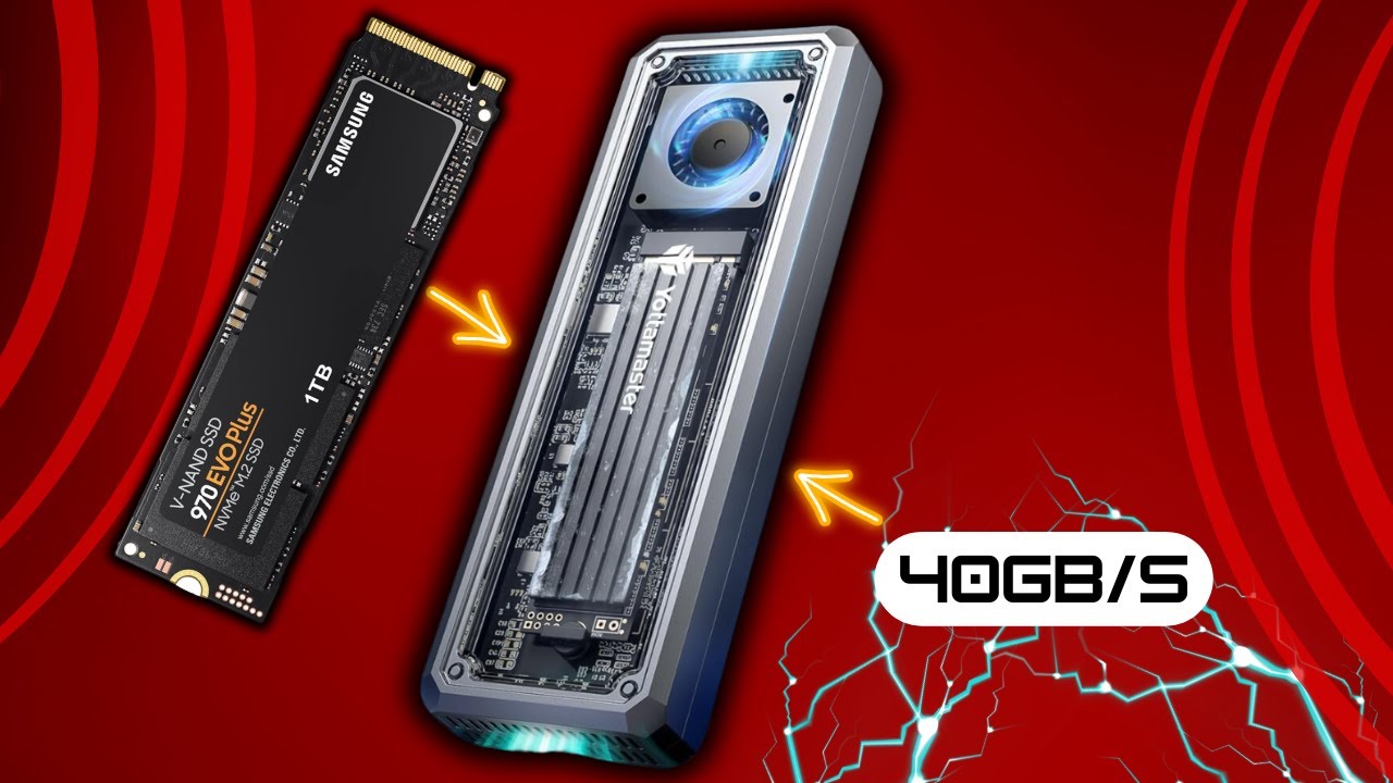 The Best USB4 M.2 SSD Enclosure ? Yottamaster 40Gbps Enclosure with Cooling Fan