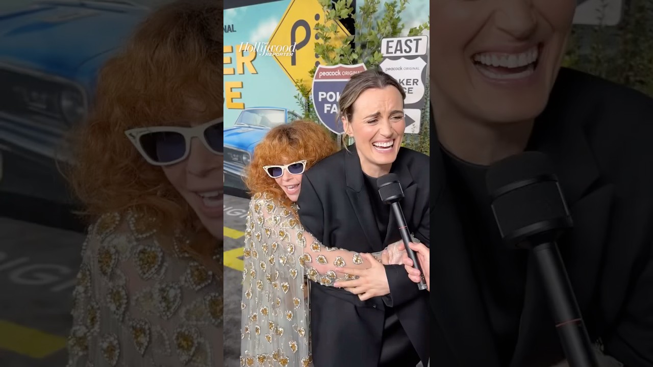 Natasha Lyonne and Taylor Schilling at the Poker Face premiere