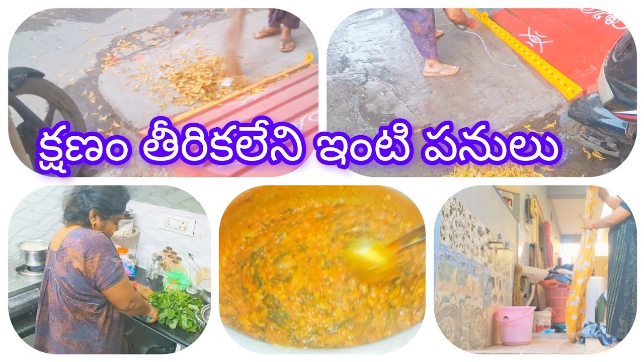 #dimlvlog // క్షణం కూడా తీరికలేని ఇంటి పనులు // ఈ వాకిలి ఊడ్చి నా చేతులు పడిపోతున్నాయి 