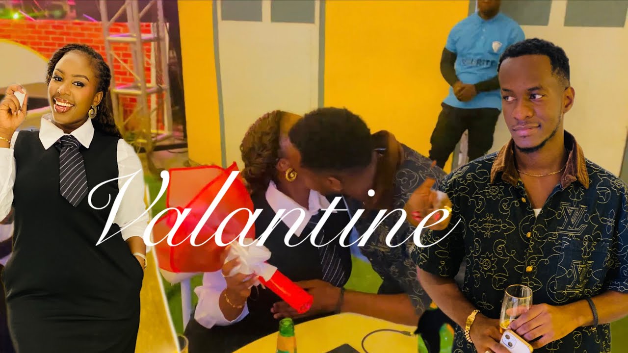 Chris MB Agiriye Meilly Surprise 😍🌹 ya Valantine’s day Muri Nuit Dorée ya Amstel Royal L’amour ❤️