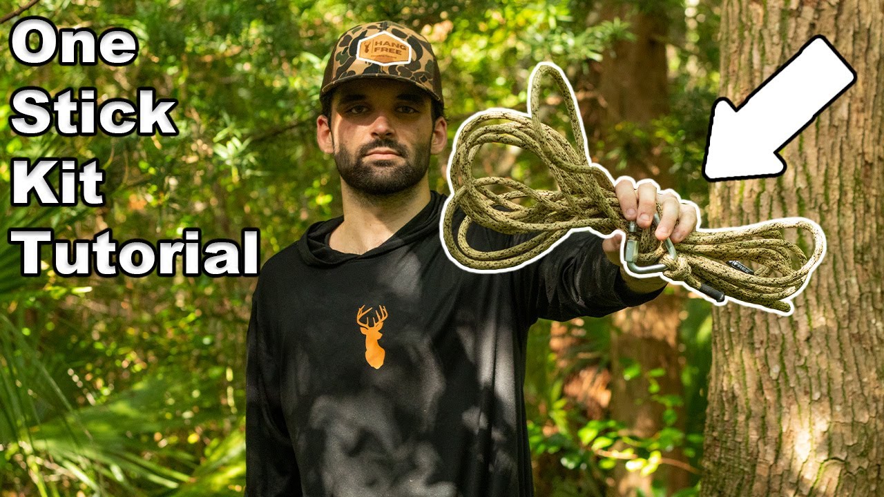 How To Saddle Hunt With Hang Free's ONE STICK KITS!!!