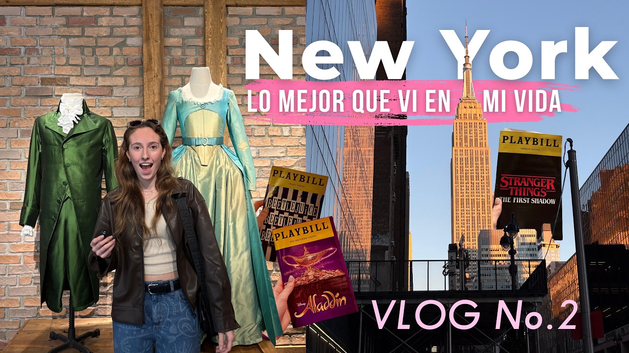 NEW YORK DE LA MANO DE UNA THEATRE KID | Broadway, Comic Con y clases con Disney | Vlog No.2