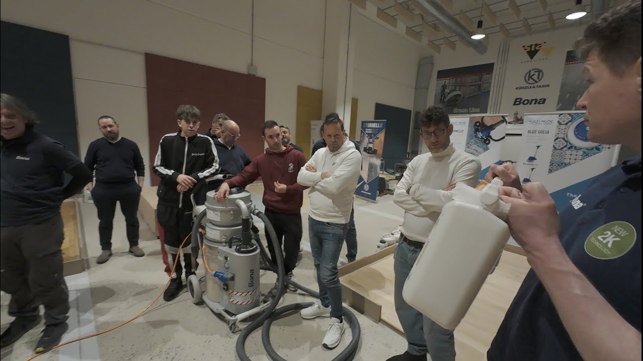 Our first day of Bona Certified Craftsmen Program (extended course) in Italy.