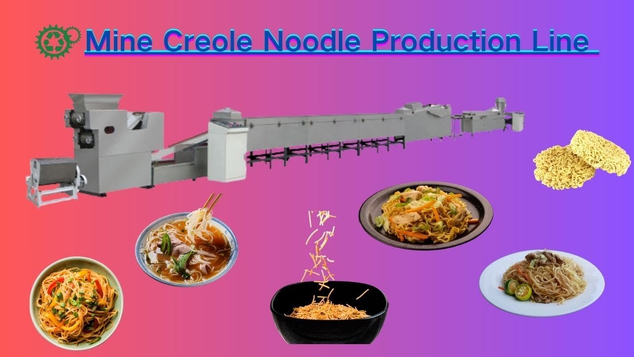 Instant Noodle Production Line | Pancit noodle production line | Mee goreng production line #noodles