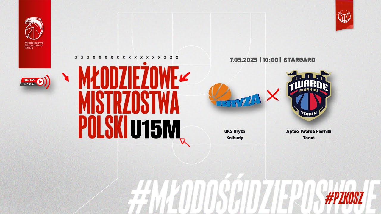 UKS Bryza Kolbudy - Apteo Twarde Pierniki Toruń (Finał MMP U15M)