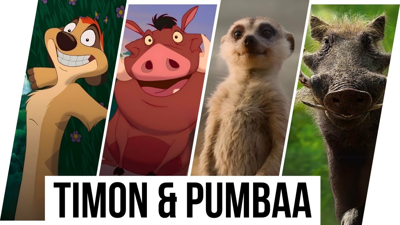 Timon & Pumbaa Evolution in Movies & TV Shows & Cartoons (1994-2024) | Mufasa: The Lion King